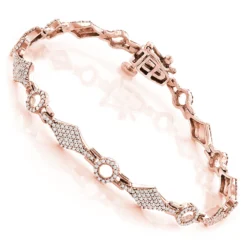 Pave Bracelets 14K Gold Ladies Diamond Bracelet 1.1ct -Outlet Radiant Bijou Store pave bracelets 14k gold ladies diamond bracelet 142ct p 7142 ro