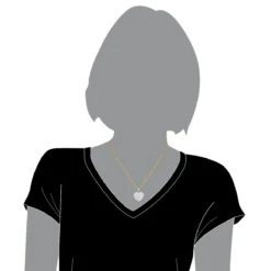 Pave Diamond Heart Pendant 14K Yellow Gold 2 Carats 11 Pave Diamond Heart Pendant 14K Yellow Gold 2 Carats -Outlet Radiant Bijou Store pave diamond heart pendant 14k gold 2 carats p 22301 bodye