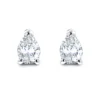 Pear Shape Diamond Stud Earrings 3/4 Carat 14K White Gold 3 Prong Setting 1 Pear Shape Diamond Stud Earrings 3/4 Carat 14K White Gold 3 Prong Setting -Outlet Radiant Bijou Store pear shape diamond stud earrings 34 carat 14k gold 3 prong setting mainwh