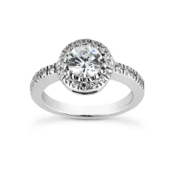 Platinum Diamond Engagement Ring 1.39ct 2.2mm