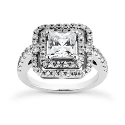 Platinum Diamond Engagement Ring 1.76ct