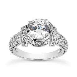 Platinum Diamond Engagement Ring 1.96ct
