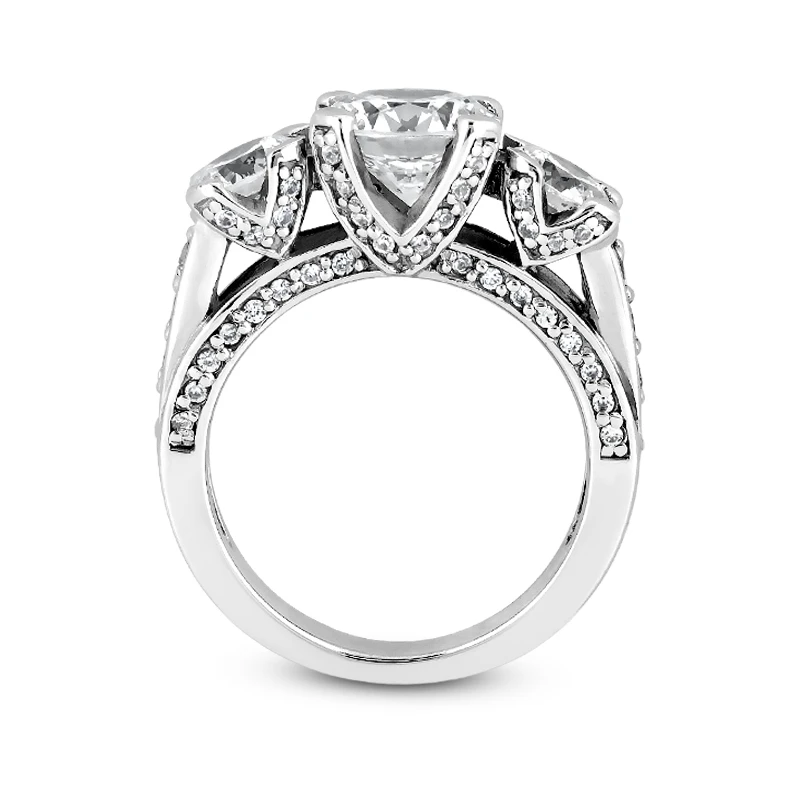 Platinum Diamond Engagement Ring 2.13ct 5 Platinum Diamond Engagement Ring 2.13ct - Image 3