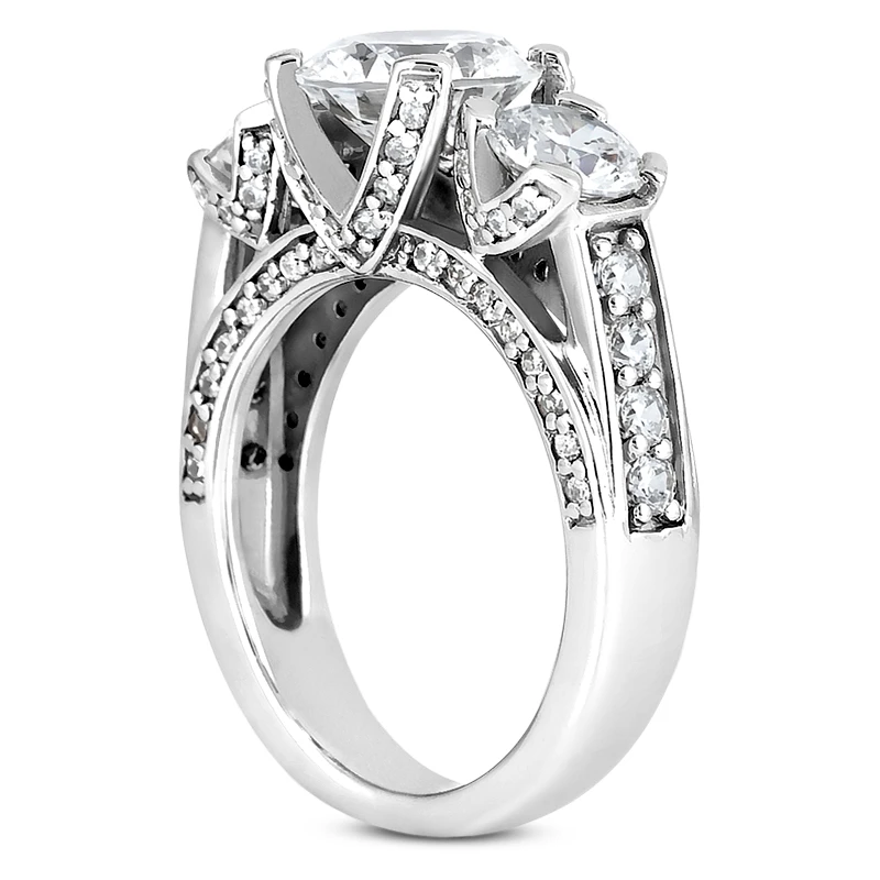 Platinum Diamond Engagement Ring 2.13ct 4 Platinum Diamond Engagement Ring 2.13ct - Image 2