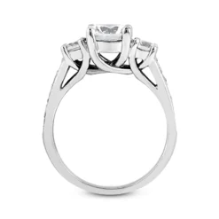 Thin Platinum Diamond Engagement Ring Mounting 0.55ct -Outlet Radiant Bijou Store platinum diamond engagement ring mounting 055ct p 33509 additional white