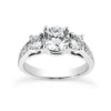 Thin Platinum Diamond Engagement Ring Mounting 0.55ct -Outlet Radiant Bijou Store platinum diamond engagement ring mounting 055ct p 33509 white 20220426