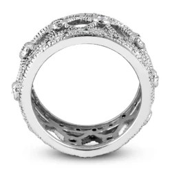 Wide Platinum Diamond Eternity Band 0.67ct -Outlet Radiant Bijou Store platinum diamond eternity band 067ct p 30590 additional white