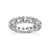 Thin Platinum Diamond Eternity Band 1.35ct