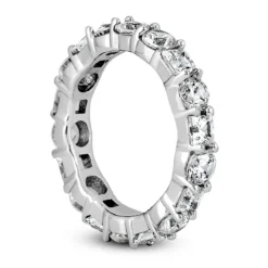 Thin Platinum Diamond Eternity Band 3.15ct -Outlet Radiant Bijou Store platinum diamond eternity band 315ct p 30383 back white 20220426