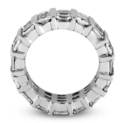 Platinum Diamond Eternity Band 5.12ct -Outlet Radiant Bijou Store platinum diamond eternity band 512ct p 30389 additional white