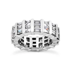 Platinum Diamond Eternity Band 5.12ct