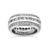 Platinum Diamond Eternity Band 5.68ct