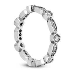 Platinum Diamond Eternity Ring 0.42ct 6 Platinum Diamond Eternity Ring 0.42ct -Outlet Radiant Bijou Store platinum diamond eternity ring 042ct p 30534 back white 20220420 20220426
