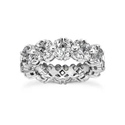 Platinum Diamond Eternity Ring 4.80ct