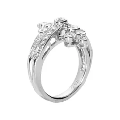 Platinum Diamond Right Hand Women's Ring 0.36ct 24.3mm -Outlet Radiant Bijou Store platinum diamond right hand womens ring 036ct p 31586 back white 20220426