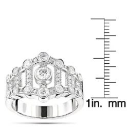 Platinum Diamond Right Hand Women's Ring 0.75ct -Outlet Radiant Bijou Store platinum diamond right hand womens ring 075ct p 31626 ruler