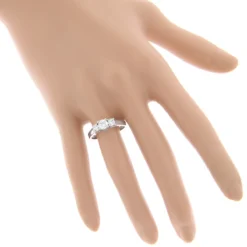 Ultra Thin Platinum Diamond Three Stones Engagement Ring 1ct 7 Ultra Thin Platinum Diamond Three Stones Engagement Ring 1ct -Outlet Radiant Bijou Store platinum diamond three stones engagement ring 1ct p 33504 bod