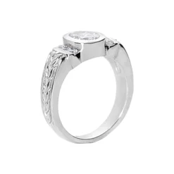 Platinum Ladies Diamond Ring 1.18ct 5 Platinum Ladies Diamond Ring 1.18ct -Outlet Radiant Bijou Store platinum ladies diamond ring 118ct p 32891 back white 20220426