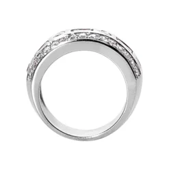 Platinum Ladies Diamond Ring 1.24ct 8.9mm -Outlet Radiant Bijou Store platinum ladies diamond ring 124ct p 32917 back white 20220426