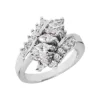 Platinum Ladies Diamond Ring 1.31ct 16.1mm -Outlet Radiant Bijou Store platinum ladies diamond ring 131ct p 32983 white 20220420 20220426