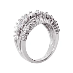 Platinum Ladies Diamond Ring 1.88ct 12.9mm 5 Platinum Ladies Diamond Ring 1.88ct 12.9mm -Outlet Radiant Bijou Store platinum ladies diamond ring 188ct p 32703 back white 20220426