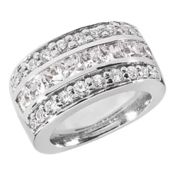 Platinum Ladies Diamond Ring 2.96ct