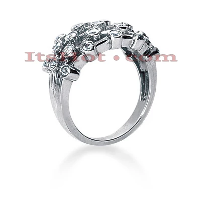 Platinum Right Hand Ladies Diamond Ring 0.46ct 4 Platinum Right Hand Ladies Diamond Ring 0.46ct - Image 2