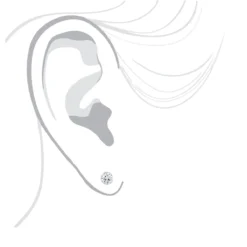 Platinum Round Diamond Bezel Stud Earrings 1.50ct -Outlet Radiant Bijou Store platinum round diamond bezel stud earrings 150ct bod