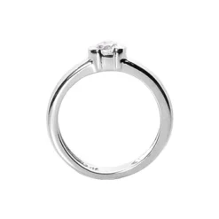 Thin Platinum Round Diamond Ladies Ring 0.30ct -Outlet Radiant Bijou Store platinum round diamond ladies ring 030ct p 32667 back white 20220426