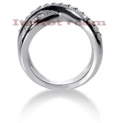 Platinum Round Diamond Ladies Ring 0.58ct 9.8mm -Outlet Radiant Bijou Store platinum round diamond ladies ring 058ct p 32685back