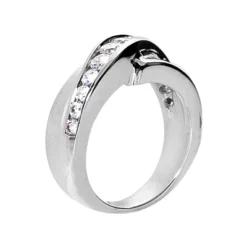Platinum Round Diamond Ladies Ring 0.80ct 7.7mm -Outlet Radiant Bijou Store platinum round diamond ladies ring 080ct p 32903 back white 20220420 20220426