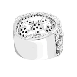 Platinum Round Diamond Ladies Ring 0.82ct 12.8mm 7 Platinum Round Diamond Ladies Ring 0.82ct 12.8mm -Outlet Radiant Bijou Store platinum round diamond ladies ring 082ct p 32553 back