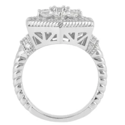 Platinum Round Diamond Ladies Ring 1.49ct -Outlet Radiant Bijou Store platinum round diamond ladies ring 149ct p 32061 back white 20220420 20220426