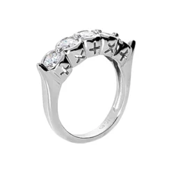 Platinum Round Diamond Ladies Ring 1.50ct 6.2mm -Outlet Radiant Bijou Store platinum round diamond ladies ring 150ct p 32115 back white 20220426