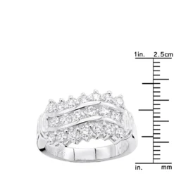 Platinum Round Diamond Ladies Ring 1.58ct -Outlet Radiant Bijou Store platinum round diamond ladies ring 158ct p 32307 rulerwh