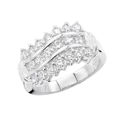 Platinum Round Diamond Ladies Ring 1.58ct