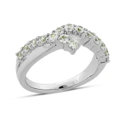 Platinum Round Diamond Ladies Ring 1ct 10.4mm