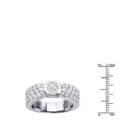 Platinum Round Diamond Ladies Ring 2.40ct 6.2mm 9 Platinum Round Diamond Ladies Ring 2.40ct 6.2mm -Outlet Radiant Bijou Store platinum round diamond ladies ring 240ct p 32489 rulerwh