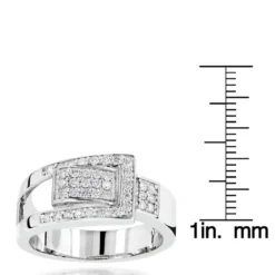 Platinum Round Diamond Right Hand Ladies Ring 0.50ct -Outlet Radiant Bijou Store platinum round diamond right hand ladies ring 050ct p 31628 rulerwh