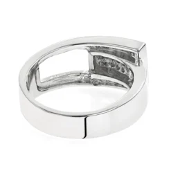 Platinum Round Diamond Right Hand Ladies Ring 0.50ct -Outlet Radiant Bijou Store platinum round diamond right hand ladies ring 050ct p 31628back