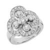 Platinum Round Diamond Right Hand Ladies Ring 1.33ct -Outlet Radiant Bijou Store platinum round diamond right hand ladies ring 133ct p 31472 white 20220426