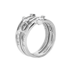 Platinum Round Diamond Right Hand Women's Ring 0.40ct -Outlet Radiant Bijou Store platinum round diamond right hand womens ring 040ct p 31590 back white 20220426