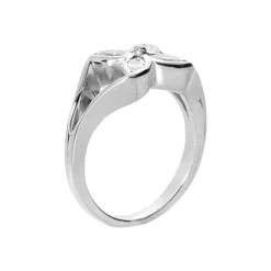 Platinum Women's Diamond Ring 0.60ct 9.7mm -Outlet Radiant Bijou Store platinum womens diamond ring 060ct p 32123 back white 20220426