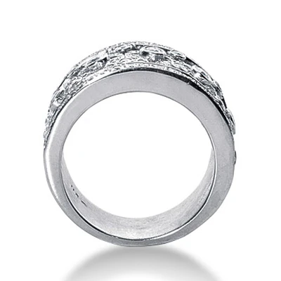 Platinum Women's Diamond Ring 1.20ct 13.4mm 4 Platinum Women's Diamond Ring 1.20ct 13.4mm - Image 2