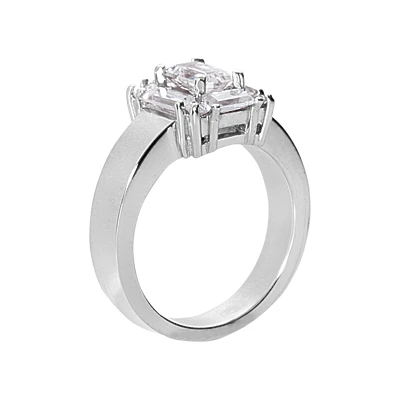 Platinum Women's Diamond Ring 1.50ct 4 Platinum Women's Diamond Ring 1.50ct - Image 2