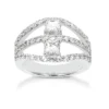 Platinum Women's Diamond Ring 1.90ct 2 Platinum Women's Diamond Ring 1.90ct -Outlet Radiant Bijou Store platinum womens diamond ring 190ct p 32025