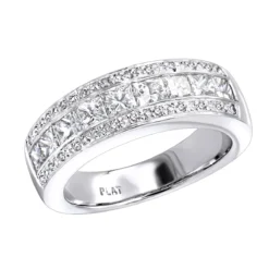 Platinum Women's Diamond Wedding Ring 1.65ct