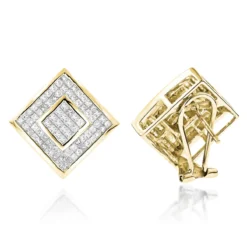 Princess Cut Diamond Earrings 2.50ct 14K White Gold 9 Princess Cut Diamond Earrings 2.50ct 14K White Gold -Outlet Radiant Bijou Store princess cut diamond earrings 250ct 14k gold p 42702 ye