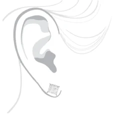 Princess Cut Diamond Earrings Studs Invisible Setting 1.15 -Outlet Radiant Bijou Store princess cut diamond earrings invisible setting 115 p 38040 bodwh