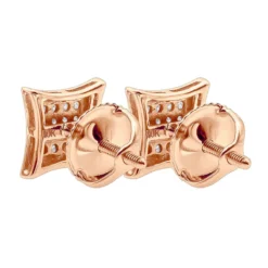 Real Diamond Earrings 10K White Gold Round Diamond Studs .1ct 15 Real Diamond Earrings 10K White Gold Round Diamond Studs .1ct -Outlet Radiant Bijou Store real diamond earrings 10k gold round diamond studs 18ct backro